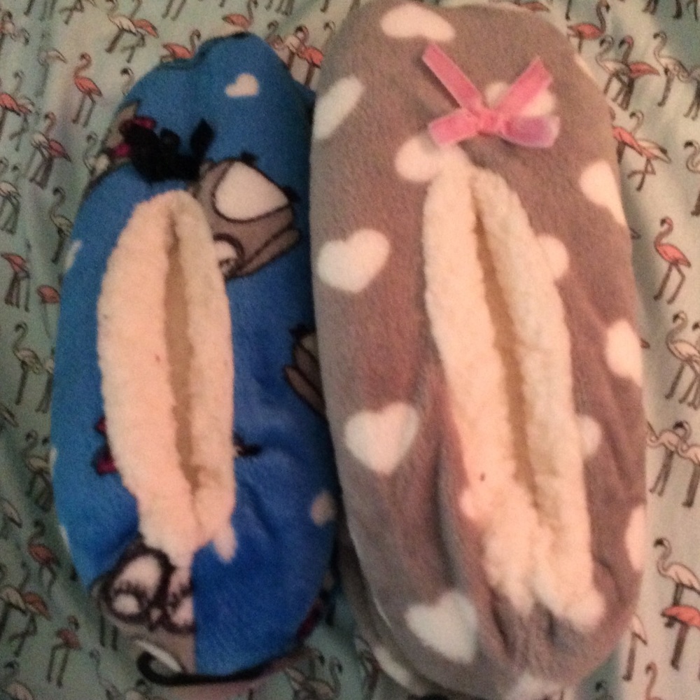 Bundle of 2 pairs cozy slipper